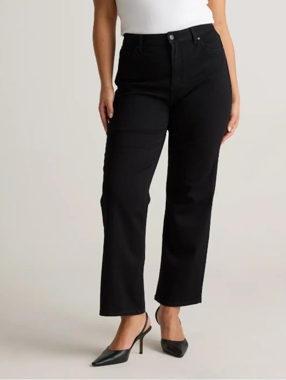 Quince Bella Stretch Straight Leg Jeans - 26" Inseam